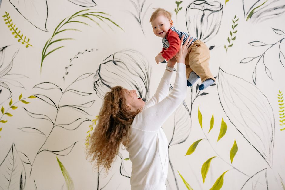 Pastelkleurig regenboogpatroon voor rustige kinderkamer. Pastelkleurig regenboogpatroon voor rustige kinderkamer.